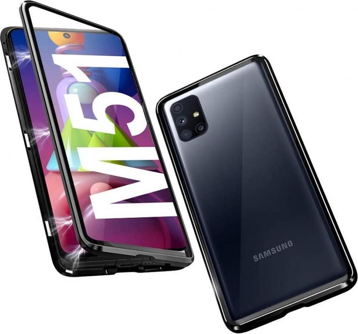 Produktbild G-Case Samsung Galaxy M51 Aluminium Magnetic Glass Case Hülle (Samsung Galaxy M51)