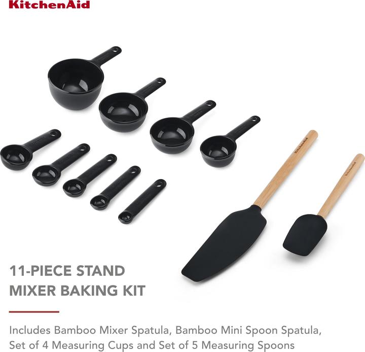 Productafbeelding KitchenAid 11-delige standmixerset - Onyx zwart