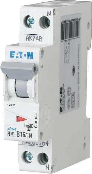 Produktbild Eaton PLN6-B16/1N-DE Leitungsschutzschalter