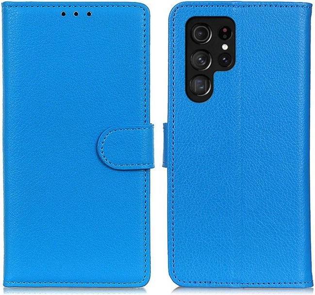 Produktbild MU Classic Litchi Leder Bookcover Series (Samsung Galaxy S24 Ultra)