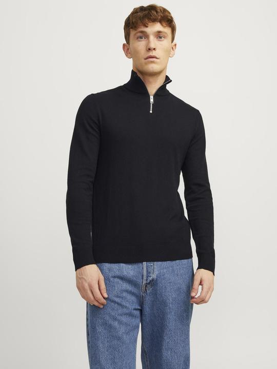 Immagine prodotto Jack & Jones Maglione a maglia con mezza zip (XS)