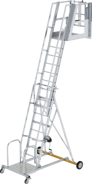 Munk Type 2 tanker ladder with 2 swivel castors and 2 castors (Multi-purpose ladder, 316 cm)