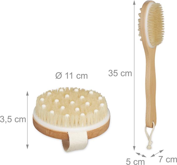 Actual product image Relaxdays Bath brushes