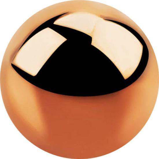 Star Piercing Micro Kugel rosegold (ohne Messing, Chirurgenstahl 316L)
