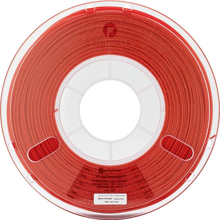 Actual product image Polymaker PJ01004 PolySmooth Filament polishable 1.75 mm 750 g Coral Red 1 pc. (PVB, 1.75 mm, 750 g, Red)