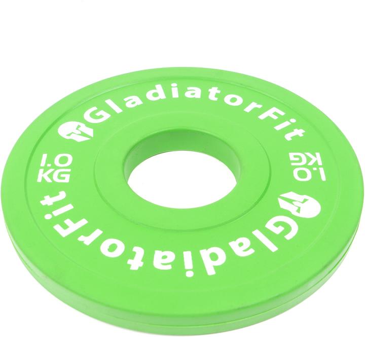 Gladiatorfit Disque de poids fractionnel (2 x 1 kg)