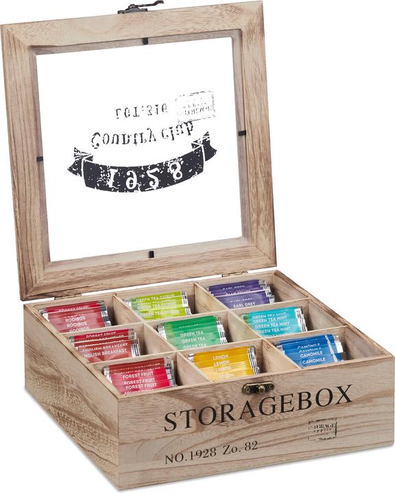 Actual product image Relaxdays Tea box