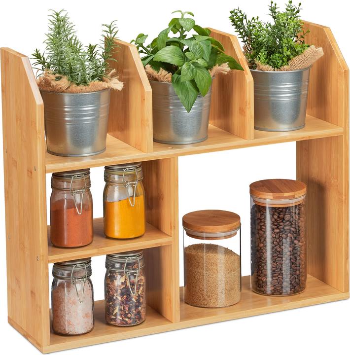 Actual product image Relaxdays Multi-Tier Deluxe Shelf