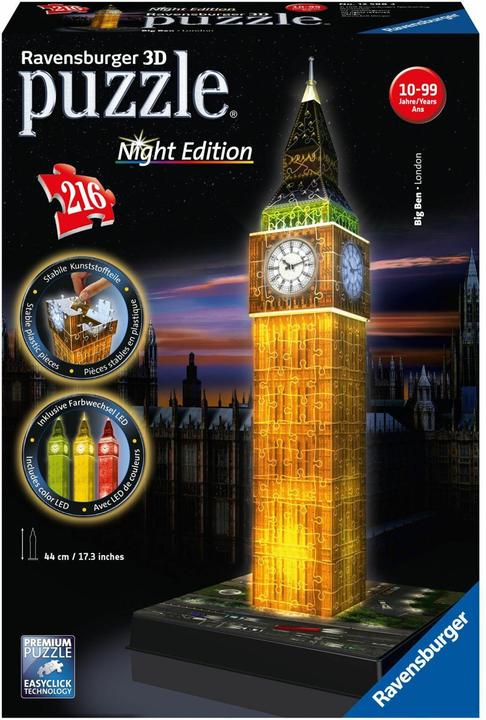 Produktbild Ravensburger Ben 3D Nacht Edition (216 Teile)