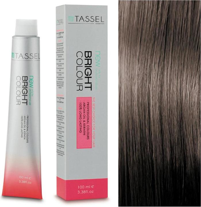 Caso Nr. 6.1 Dunkelblond Ceniza Haarfarbe mit Arganöl und Keratin 100ml (6.1 Dark Blonde Ceniza)