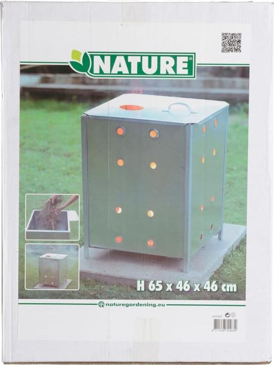 Actual product image Nature Spalarka ogrodowa stal galwanizowana 46x72cm okrągła