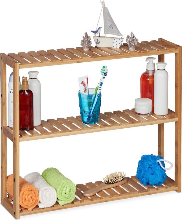 Immagine prodotto Relaxdays Scaffale a muro (60 x 15 x 50 cm)