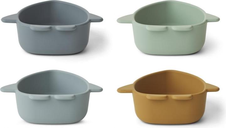 Produktbild Liewood Silikon Schalen Set Iggy Raketen Space Blue