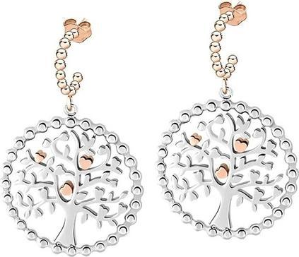 Morellato Steel Earrings Green Tree of Life Talismani SAQE12 (L)