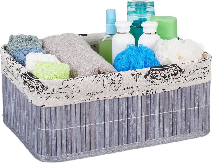 Actual product image Relaxdays Storage Basket (1 x, 38 x 28.5 x 16.5 cm)