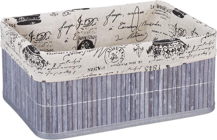 Actual product image Relaxdays Storage Basket (1 x, 38 x 28.5 x 16.5 cm)