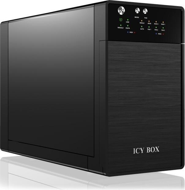 Icy Box Raidsonic Externes Dual-RAID-System für 3,5" SATA I (3.5")