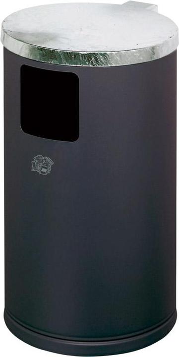 Actual product image kaiserkraft Outdoor waste collectors made of sheet steel (30 l)