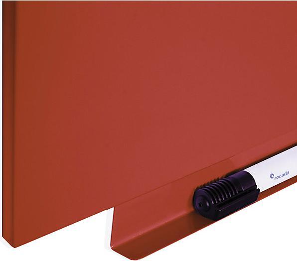 Produktbild Rocada Skinwhiteboard-Modul lackiert 100x150cm RAL 2002 blutorange (100 x 150 cm)