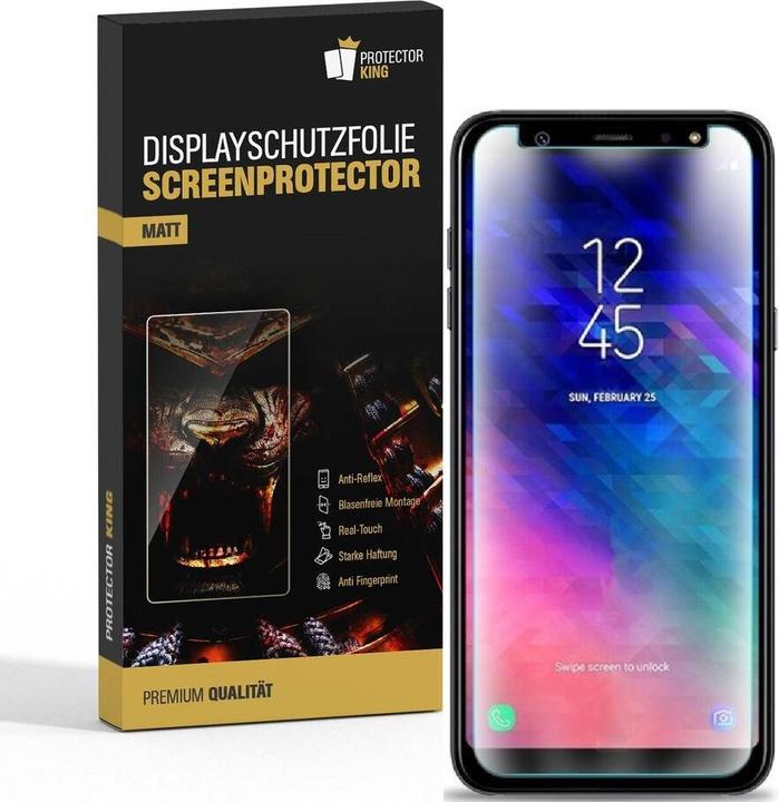 Produktbild Protectorking 6x Premium Displayschutzfolie Matt Entspiegelt (6 Stück, Samsung Galaxy A6)