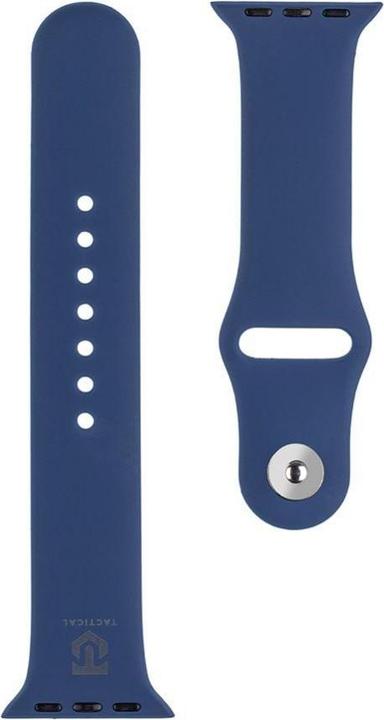 Immagine prodotto Tactical Fascia in silicone 838 per Apple Watch 1/2/3/4/5/6/7/8/9/SE 42/44/45/49mm Blu Navy (Silicone)