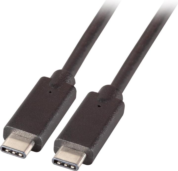 Produktbild EFB Elektronik USB3.2 Gen 2x2 Superspeed+ Kabel, Type C/M -C/M, 5A, 20Gbit, E-Mark, 1m USB 3.2 SuperSpeed Verbindun (1 m, USB 3.2 Gen 2, 100 W)