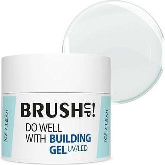 Actual product image Brush up Brushup Do Well With Building Gel Ice Clear 12g - Perfect For Nail Art (Nail varnish dryer, Ice Clear)
