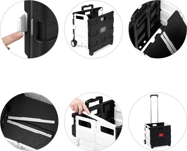 Image du produit Relaxdays Chariot de courses