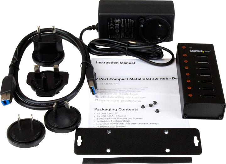 Produktbild StarTech 7 Port USB 3.0 Hub (USB-B, 7 Ports)