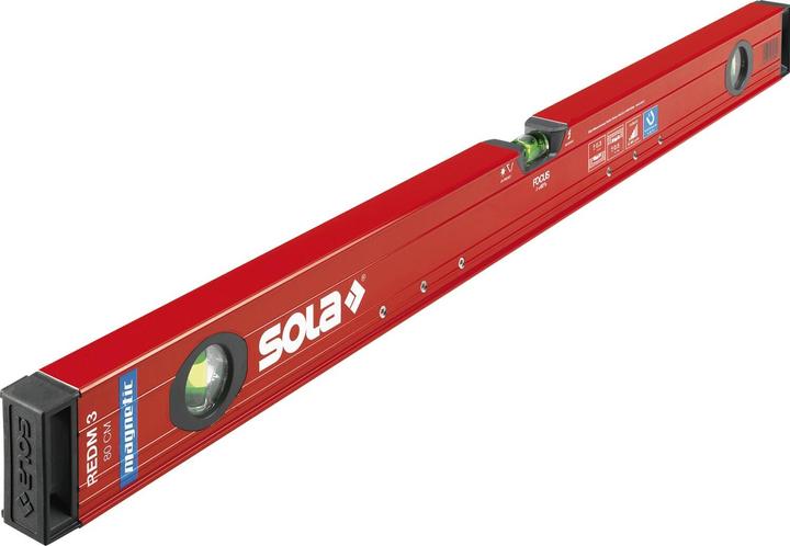 Produktbild Sola Messwerkzeuge Aluminium-Wasserwaage RED M SOLA 1000mm, 3 Libellen (100 cm)