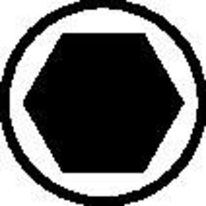 Actual product image HAZET Screwdriver socket 986-4 ∙ Square, hollow 12.5 mm (1/2 inch) ∙ Inside hexagon profile ∙ 4 mm (4 mm)