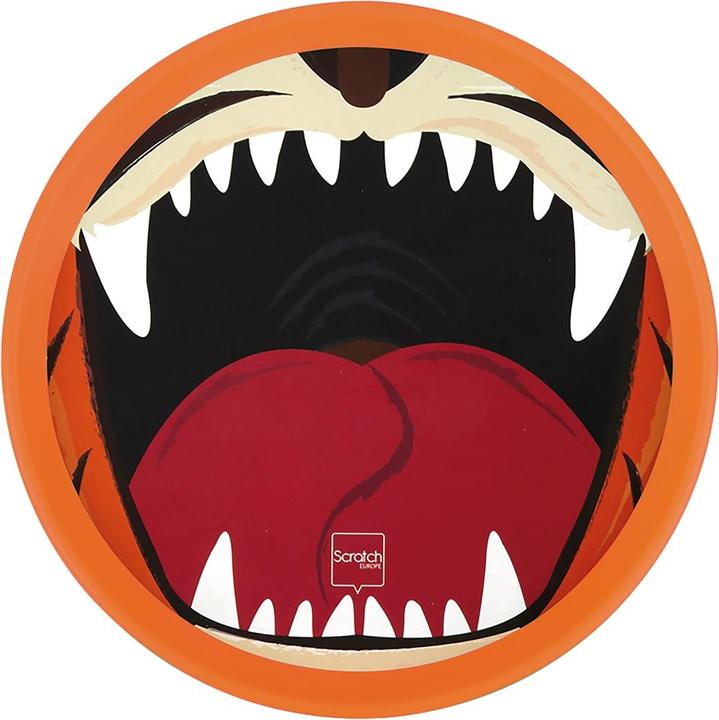 Actual product image Scratch Magnetic Throw Catch Game Tiger Lion