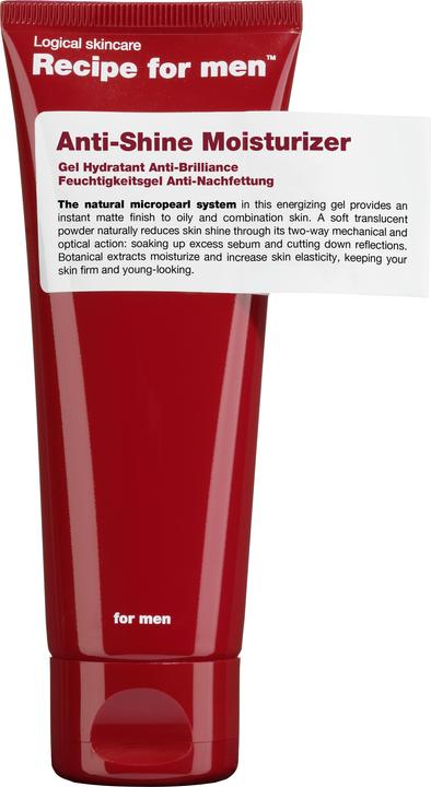 Recipe for men Moisturizing gel anti-replenishing (75 ml, Face gel)