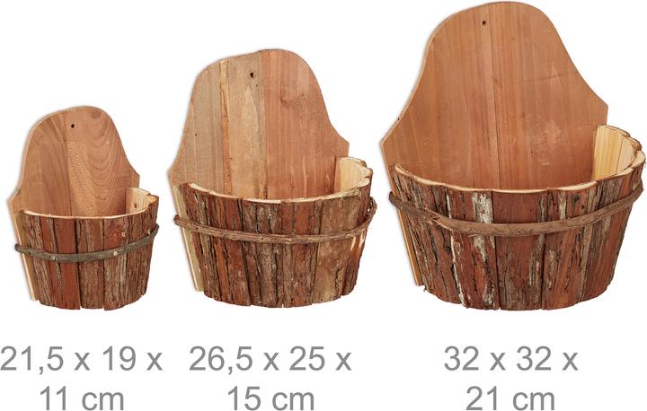 Produktbild Relaxdays Wandblumentopf (32 cm)