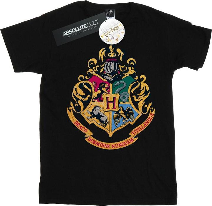 Hogwarts Crest Gold Ink TShirt Mädchen