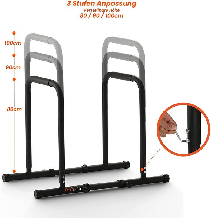 Actual product image DH FitLife Dip bars
