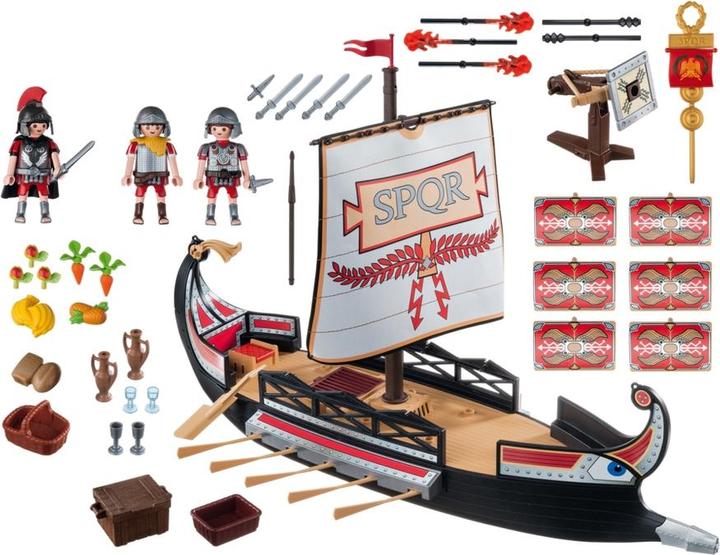 Produktbild Playmobil Römische Galeere (5390, Playmobil History)