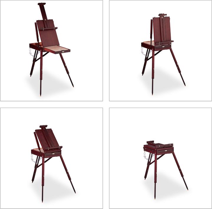 Actual product image Relaxdays Suitcase easel
