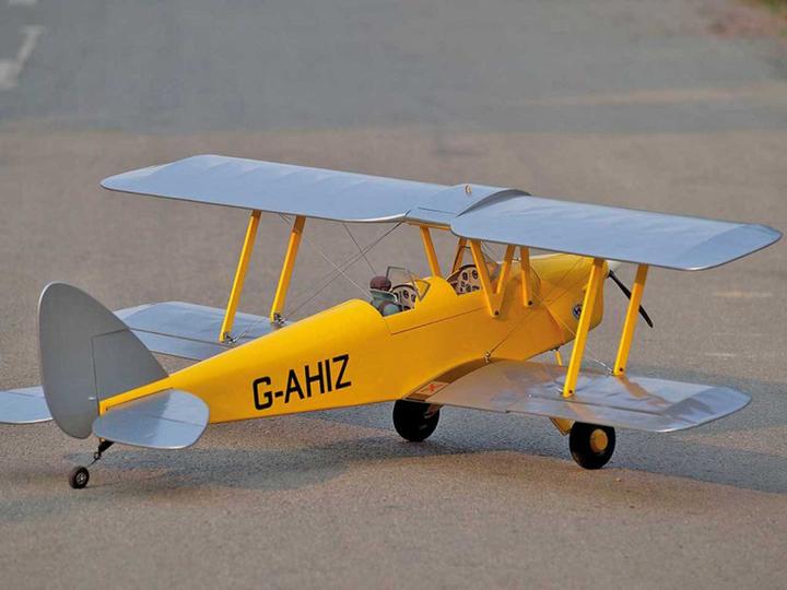 Image du produit Vq Models Tiger Moth DH.82 (jaune/argent) / 1400 mm (Voltige)