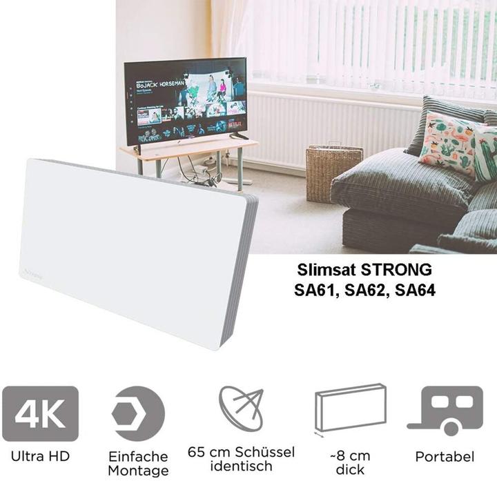Produktbild Strong SA61 (Flachantenne, 33.70 dB, DVB-T / -T2)