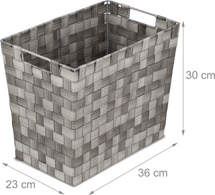 Image du produit Relaxdays Panier-de-rangement (1 x, 36 x 23 x 30 cm)
