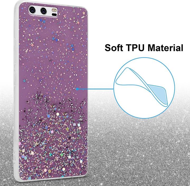 Actual product image Cadorabo TPU cover sparkling glitter (Haier P10)