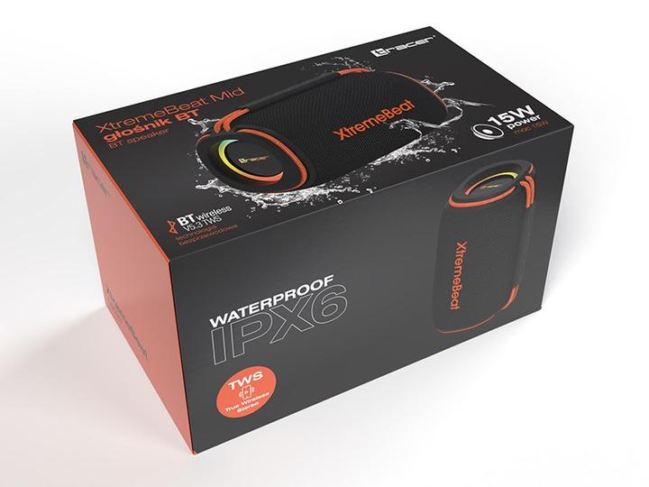 Actual product image Tracer XtremeBeat TWS Tragbarer Bluetooth-Lautsprecher Schwarz 15 W (6 h)