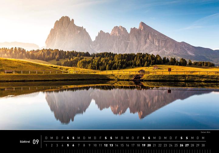 Produktbild Südtirol Premiumkalender 2026 (50 x 35 cm, Harter Einband, Deutsch)