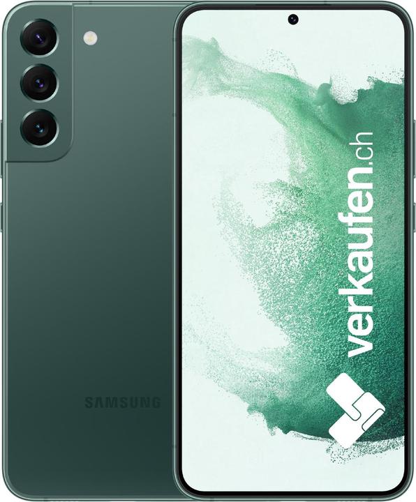 Produktbild verkaufen.ch Galaxy S22+ 5G (256 GB, Green, 6.60", 0.00 Mpx, Dual SIM, B / Sehr gut)