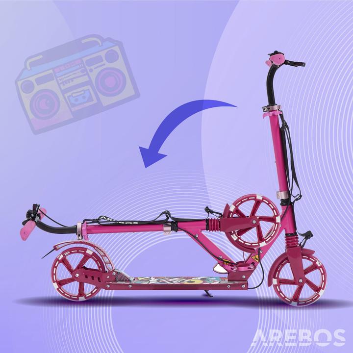Actual product image Arebos Pedal scooter