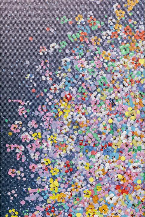 Produktbild Kare Design Leinwandbild Flying Elephant At Night 120x160cm (120 x 160 cm)