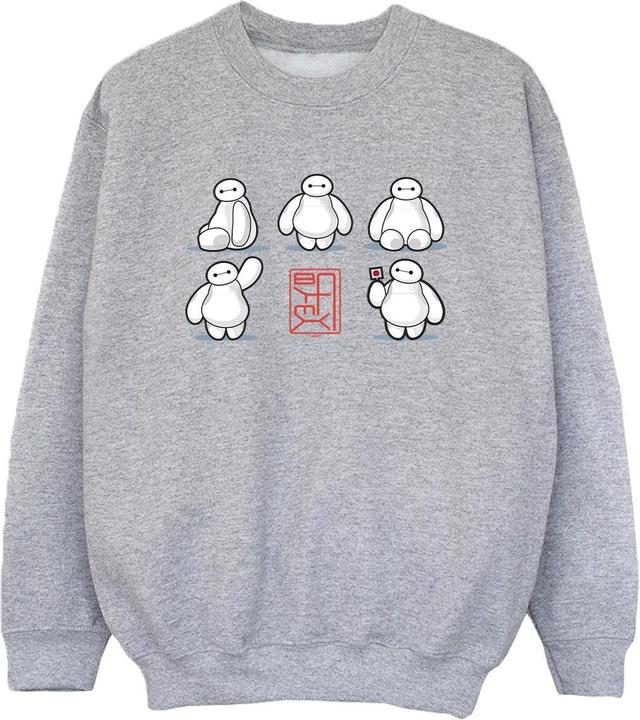 Disney Big Hero 6 Baymax Many Poses Sweatshirt Jungen