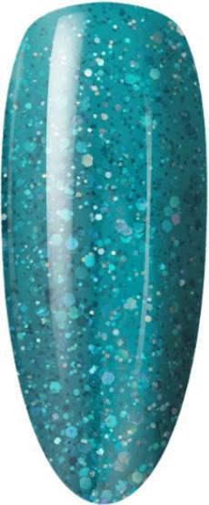 Immagine prodotto Maliva Vernice gel 045 UV/LED (Glitter blu del mare, Smalto per unghie effetto gel)