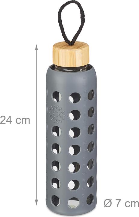 Image du produit Relaxdays Gourde verre (0.55 l)